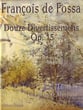 Douze Divertissemens, Op. 15 Guitar and Fretted sheet music cover